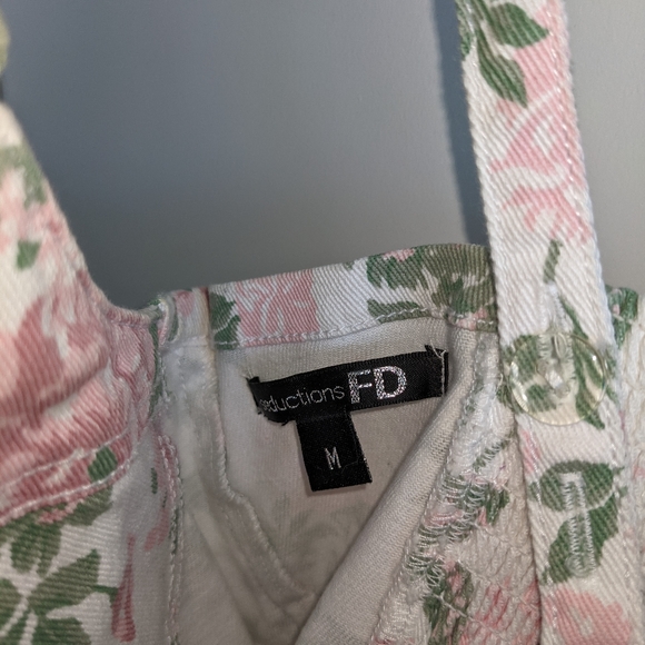 Floral Denim Vest - Picture 3 of 3